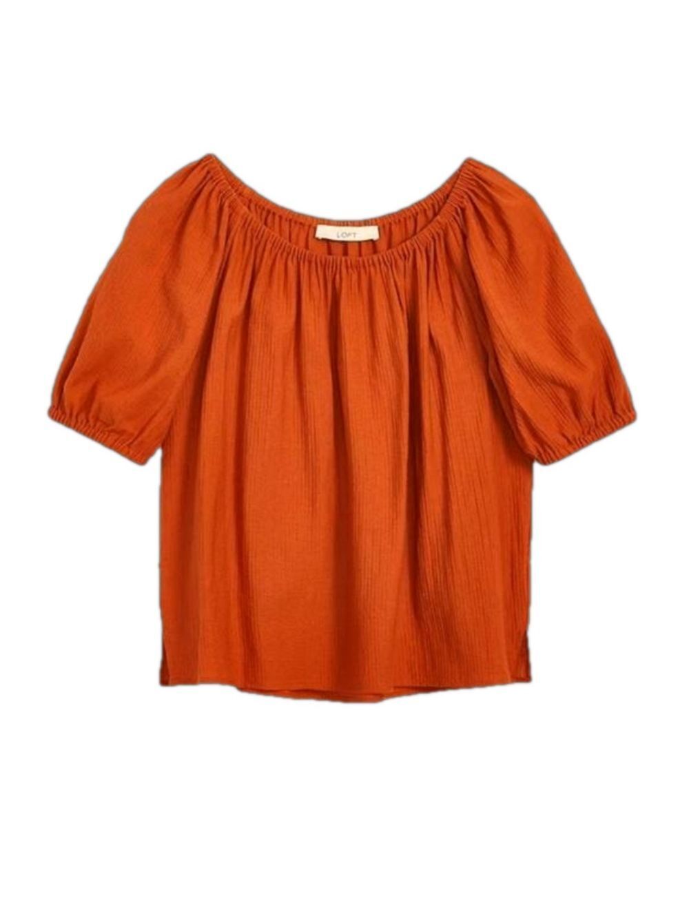 Loft Peasant Top Smocked XS